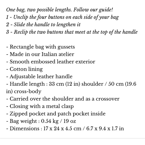 Sezane Milo Vintage Handbag in Embossed Brown - Picture 4 of 10